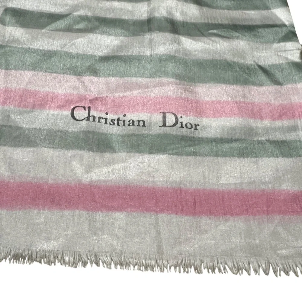 Vintage Christian Dior 100% Silk Scarf